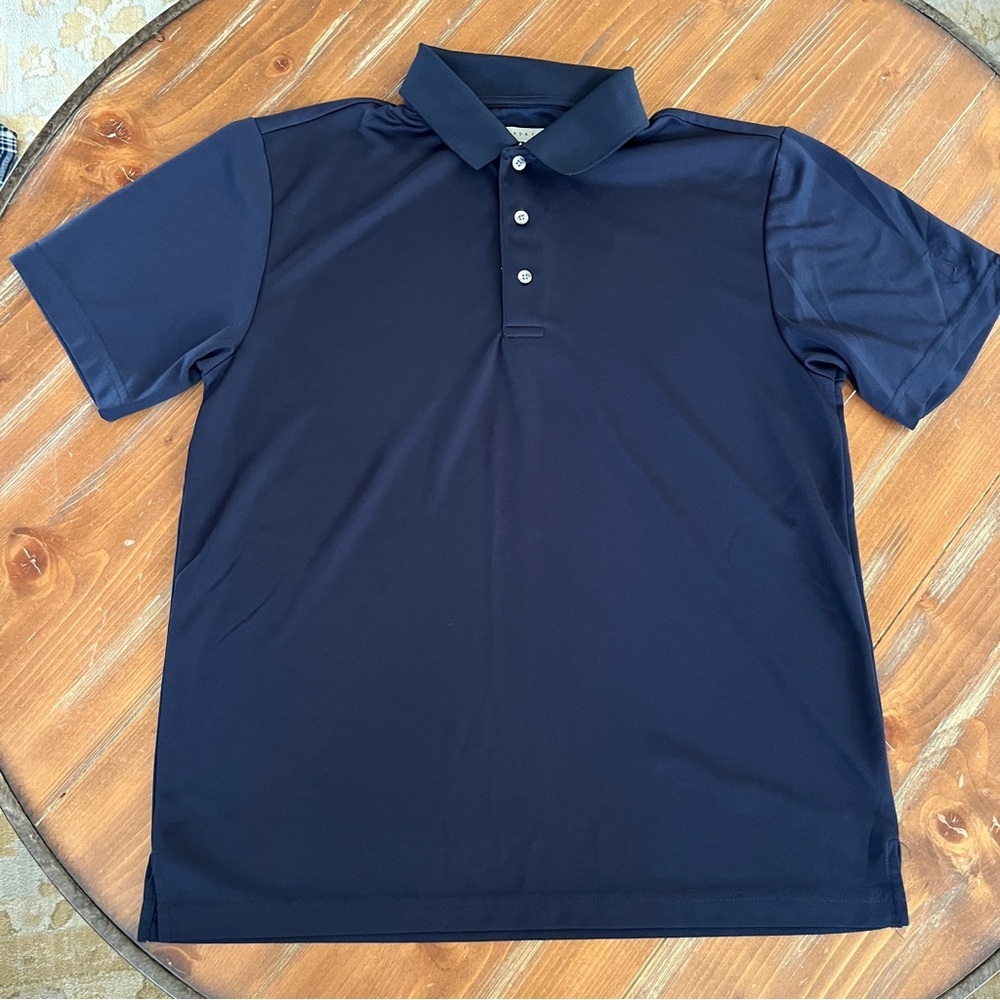 PGA Tour Dark Blue Polo Shirt M